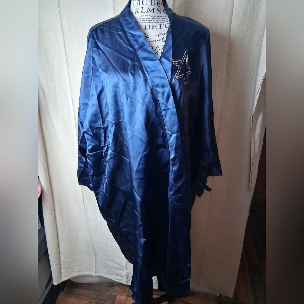 Dallas Cowboys Kimono/robe Large/xl - Picture 2 of 5